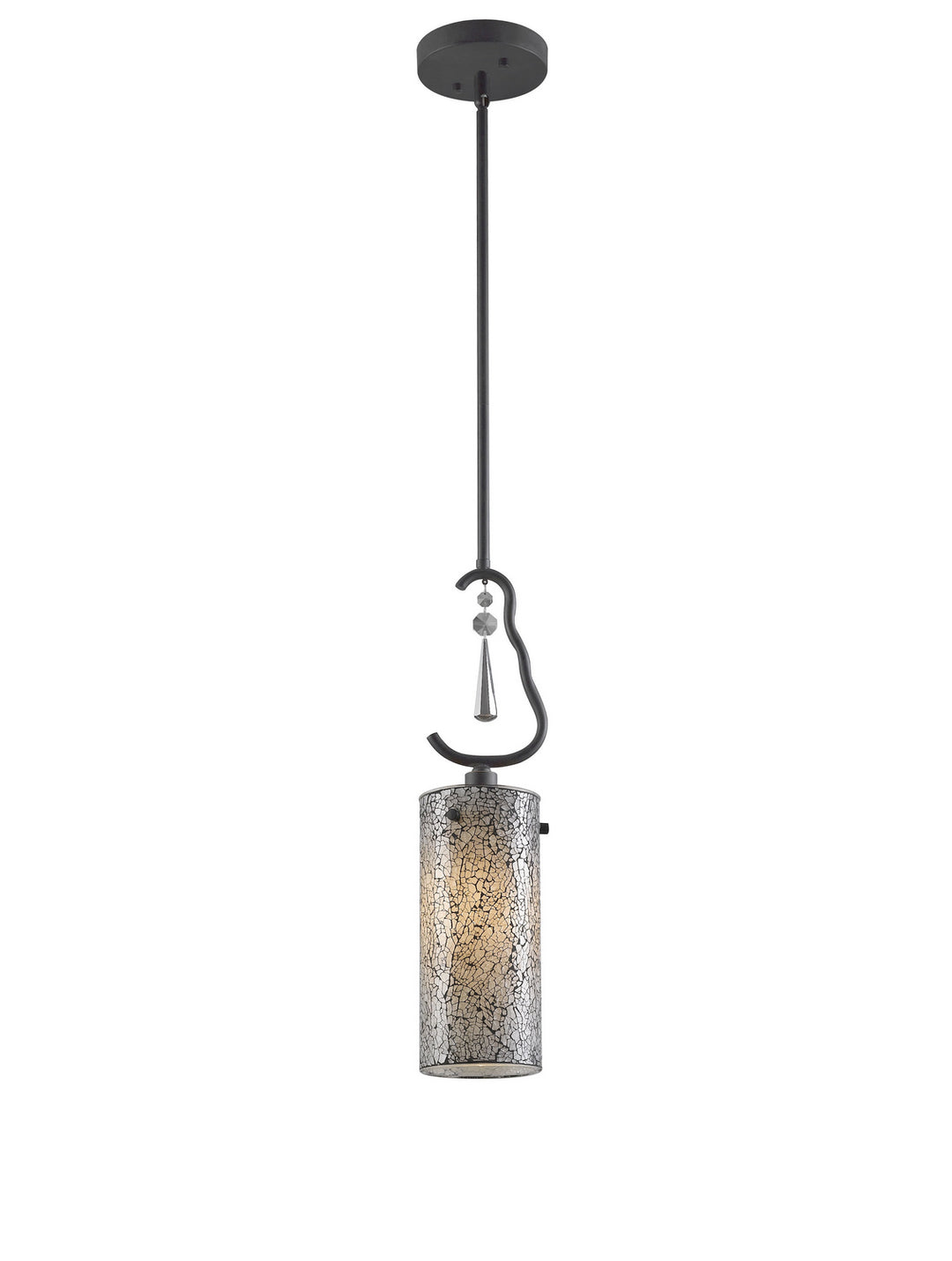 Woodbridge Haley 14223BLK-M10WHT Pendant Light - Black