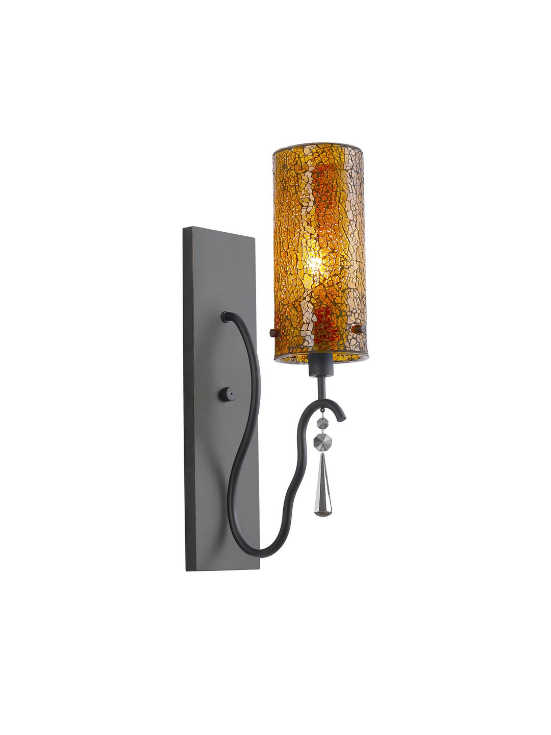 Woodbridge Haley 14241BLK-M10AMB Wall Light - Black