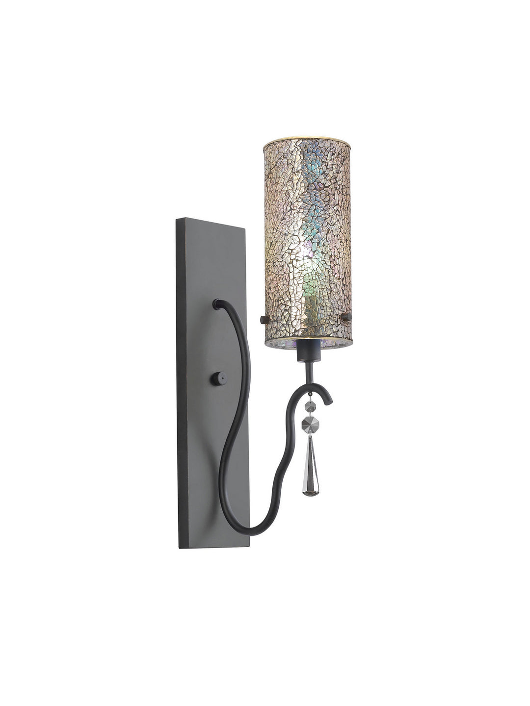 Woodbridge Haley 14241BLK-M10IRI Wall Light - Black