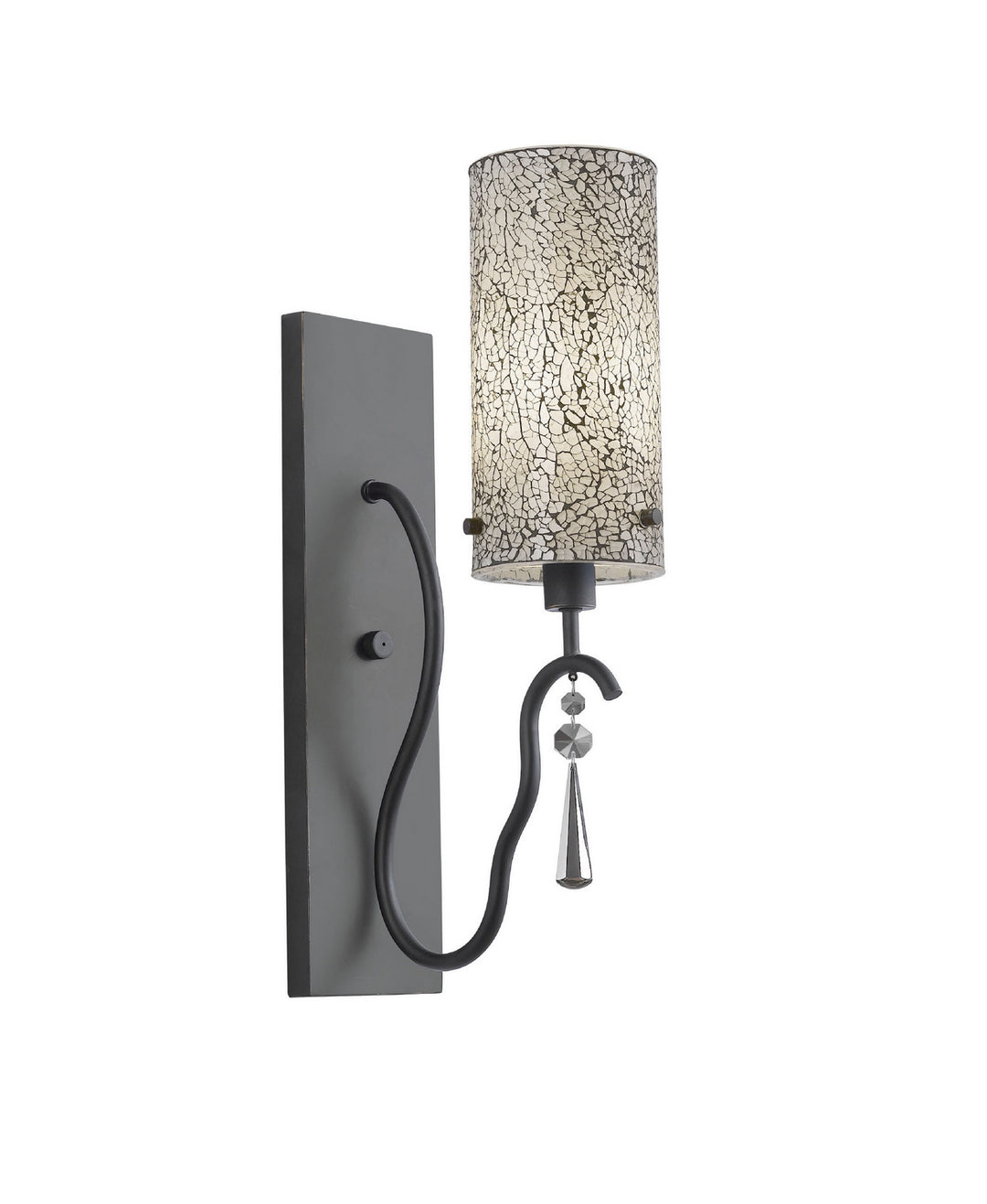 Woodbridge Haley 14241BLK-M10WHT Wall Light - Black