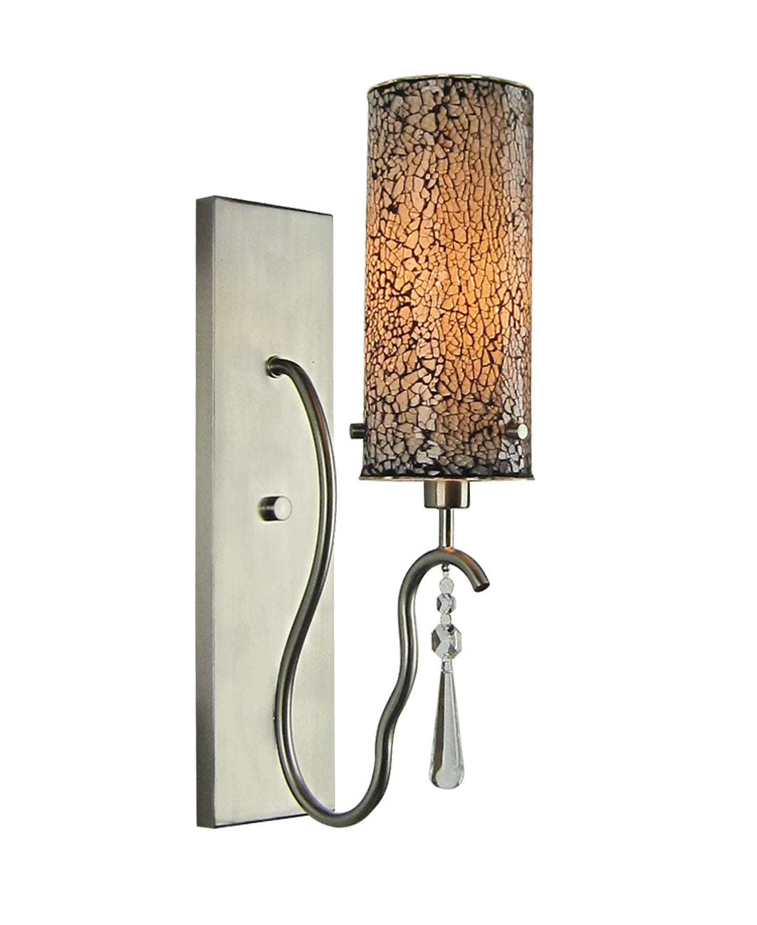 Woodbridge Haley 14241STN-M10WHT Wall Light - Satin Nickel