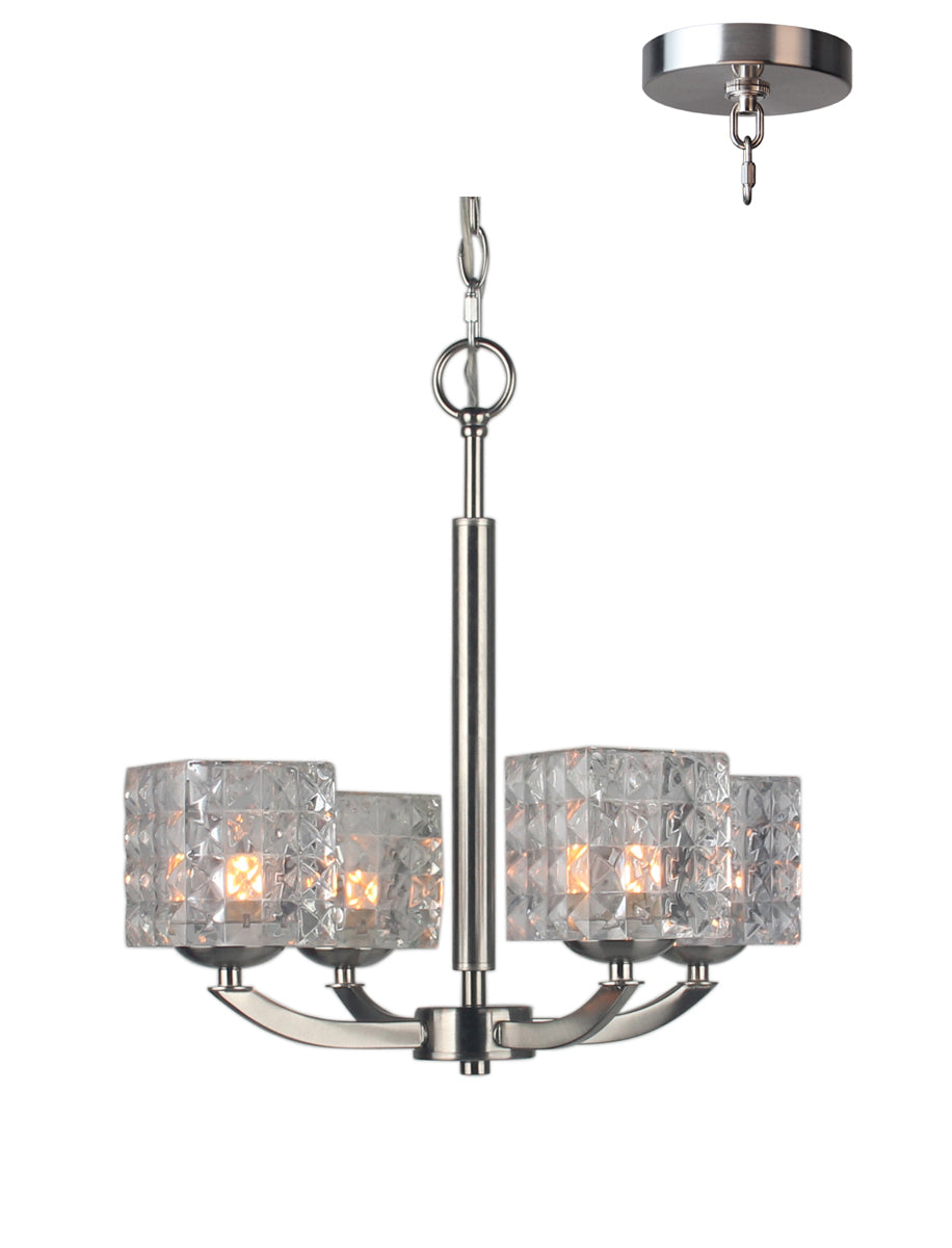 Woodbridge Mirage 14314STN-C80410 Chandelier Light - Satin Nickel