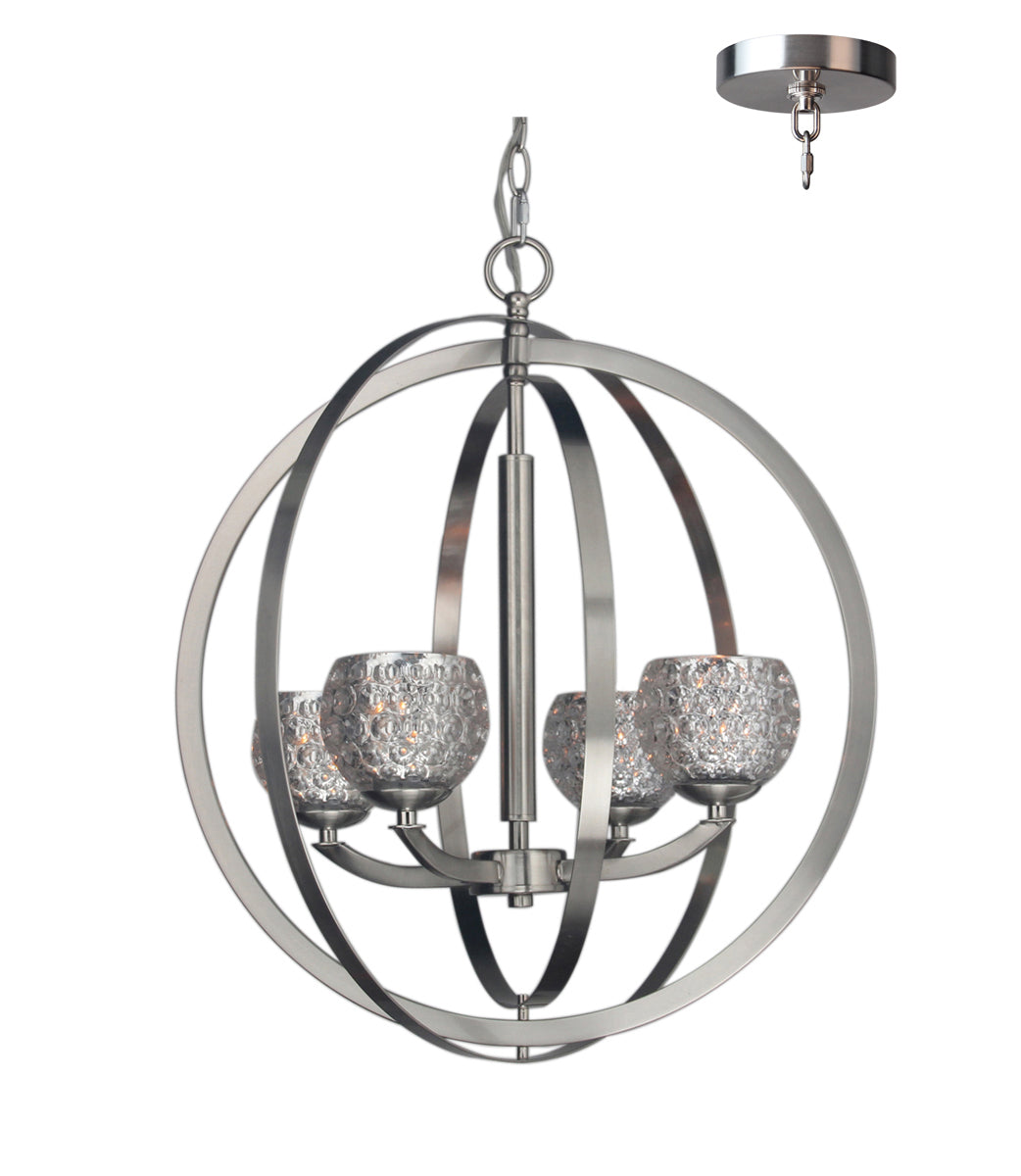 Woodbridge Mirage 14320STN-C00514 Chandelier Light - Satin Nickel
