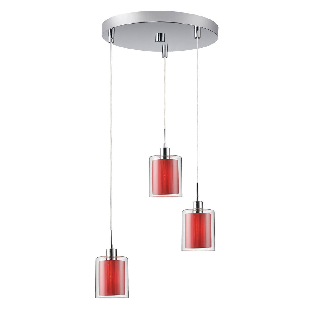 Woodbridge Alaina 14724CHR-GS10613 Pendant Light - Chrome