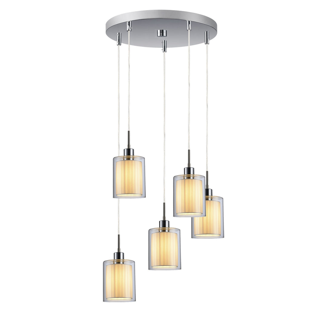 Woodbridge Alaina 14725CHR-GS10610 Pendant Light - Chrome