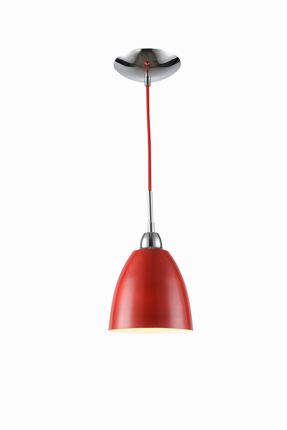 Woodbridge Vento 15323CRD Pendant Light - Chrome/Red