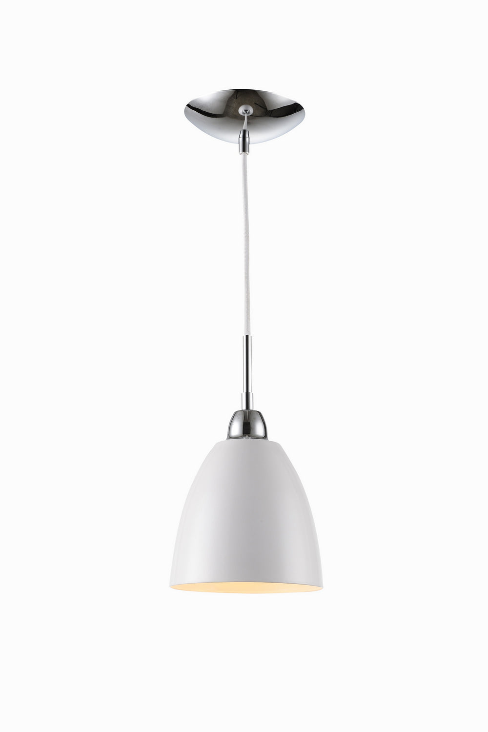 Woodbridge Vento 15323CWH Pendant Light - Chrome/White