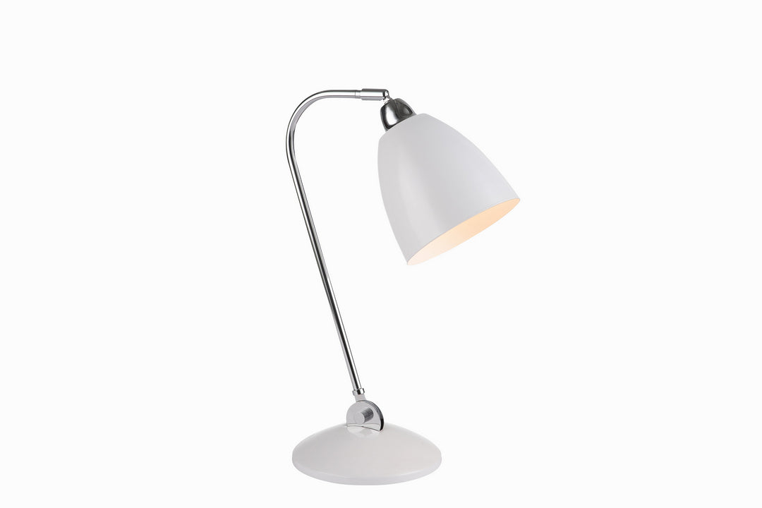 Woodbridge Lighting 15371CWH Vento One Light Table Lamp Lamp Chrome
