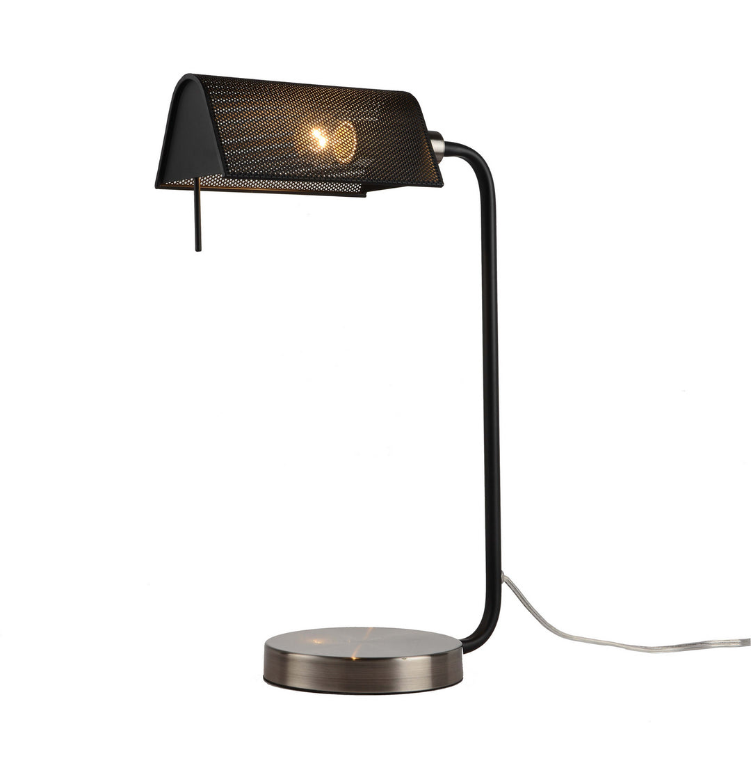 Woodbridge Lighting 15481ATN Randall One Light Table Lamp Lamp Pewter, Nickel, Silver