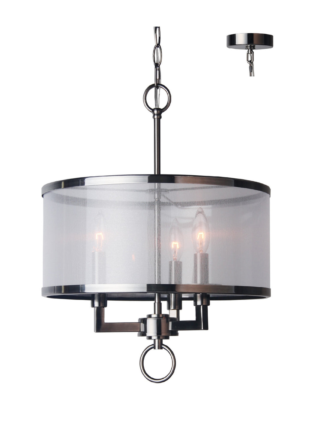 Woodbridge Jamison 15513ATN Chandelier Light - Antique Nickel