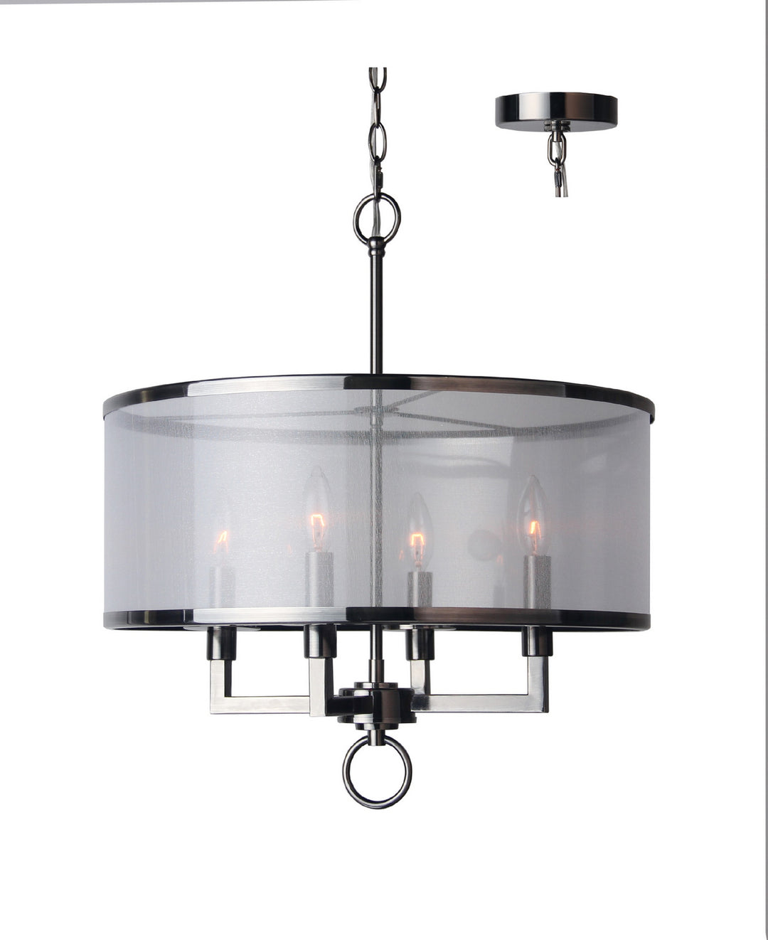 Woodbridge Jamison 15514ATN Chandelier Light - Antique Nickel