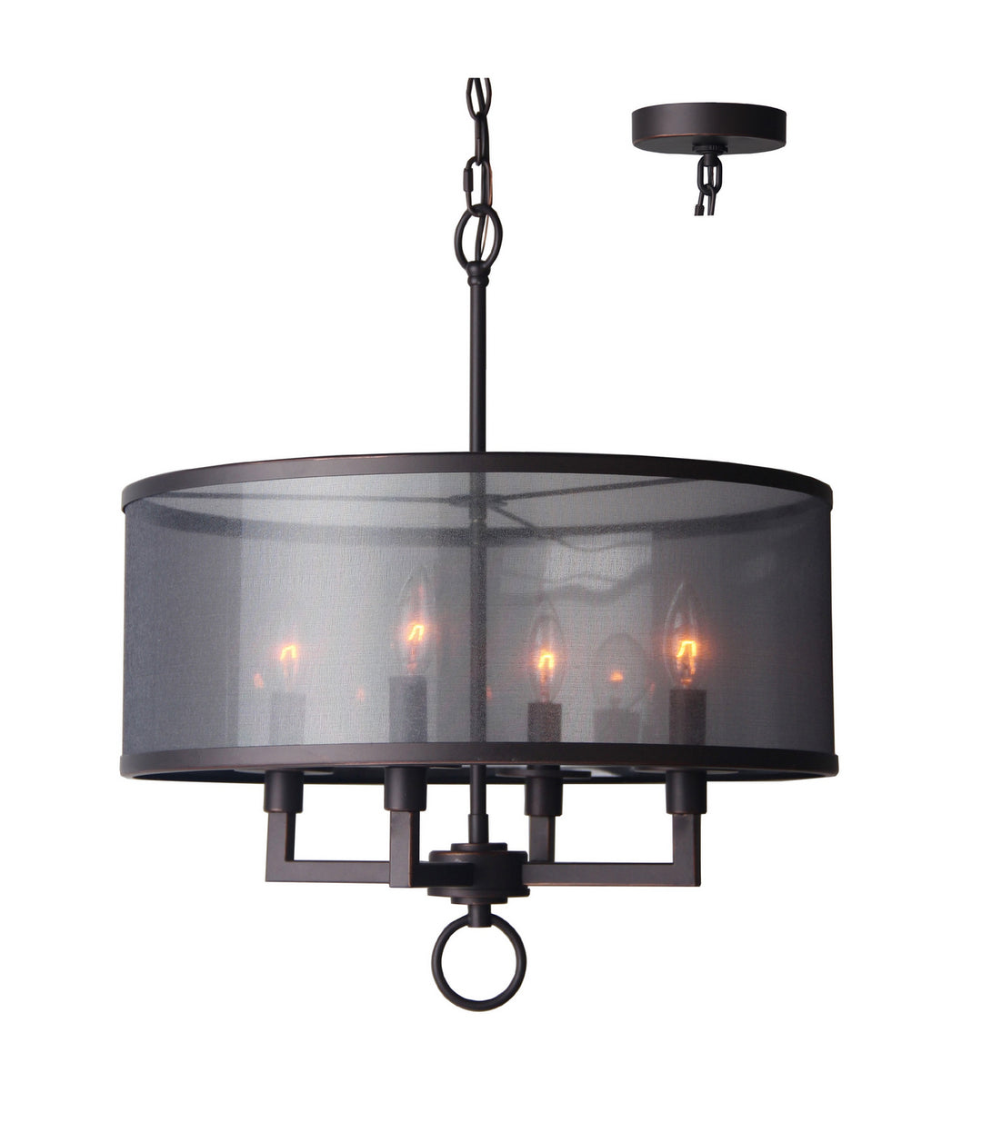 Woodbridge Jamison 15514MEB Chandelier Light - Bronze