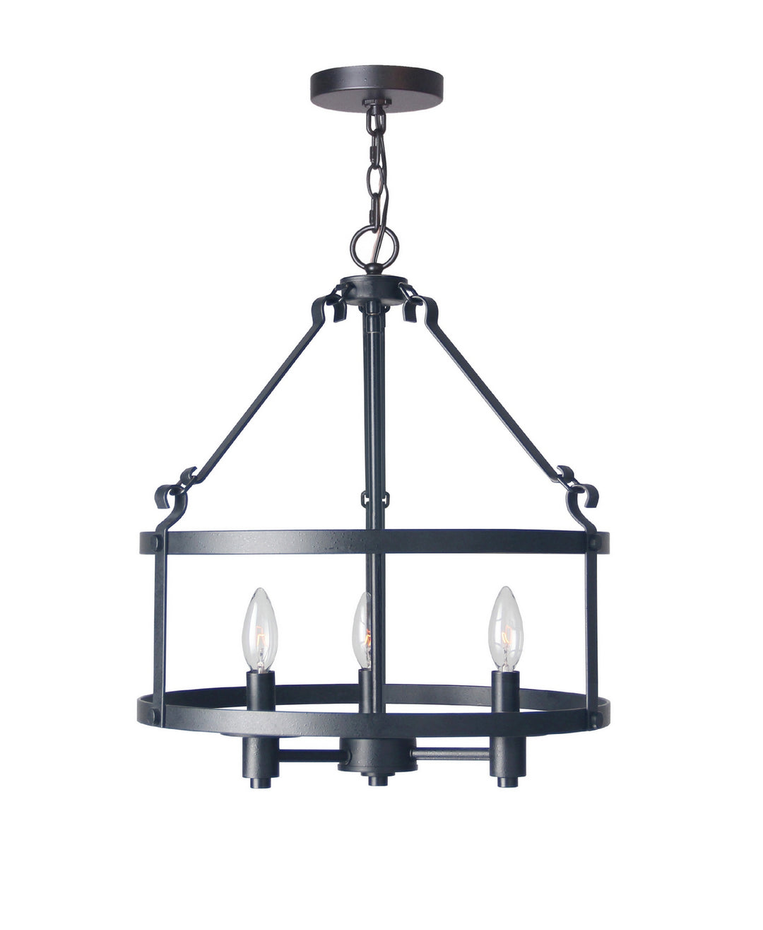 Woodbridge Revere 15613TBK Chandelier Light - Textured Black