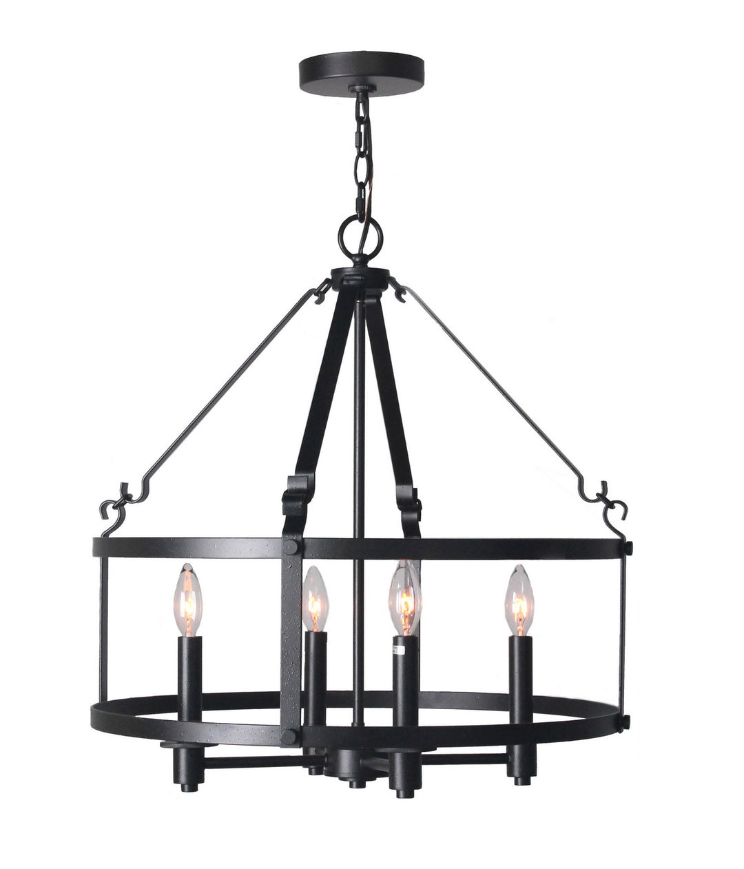 Woodbridge Revere 15614TBK Chandelier Light - Textured Black