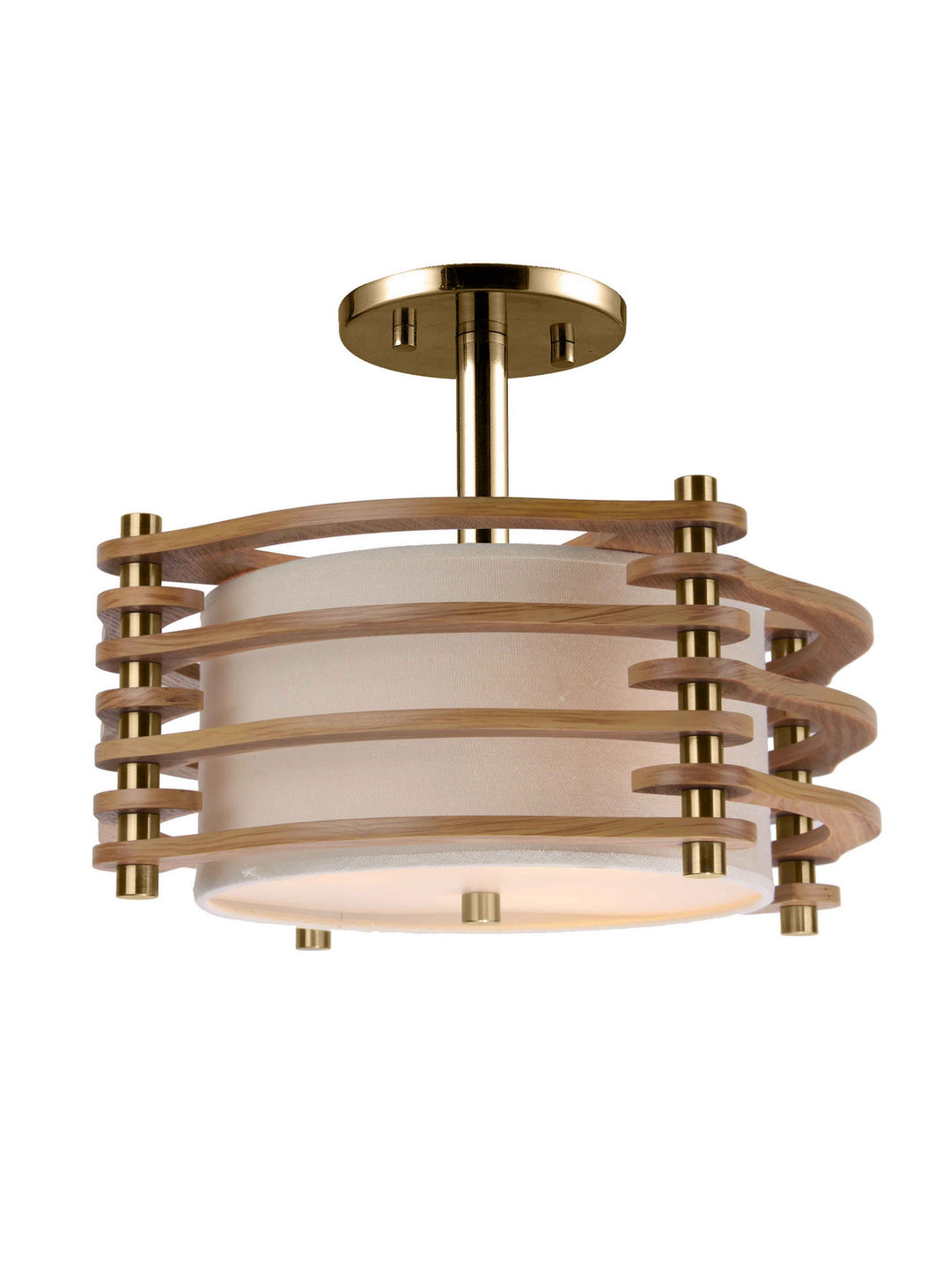 Woodbridge Steps 16035BRB-WSA3AS Ceiling Light - Brushed Brass