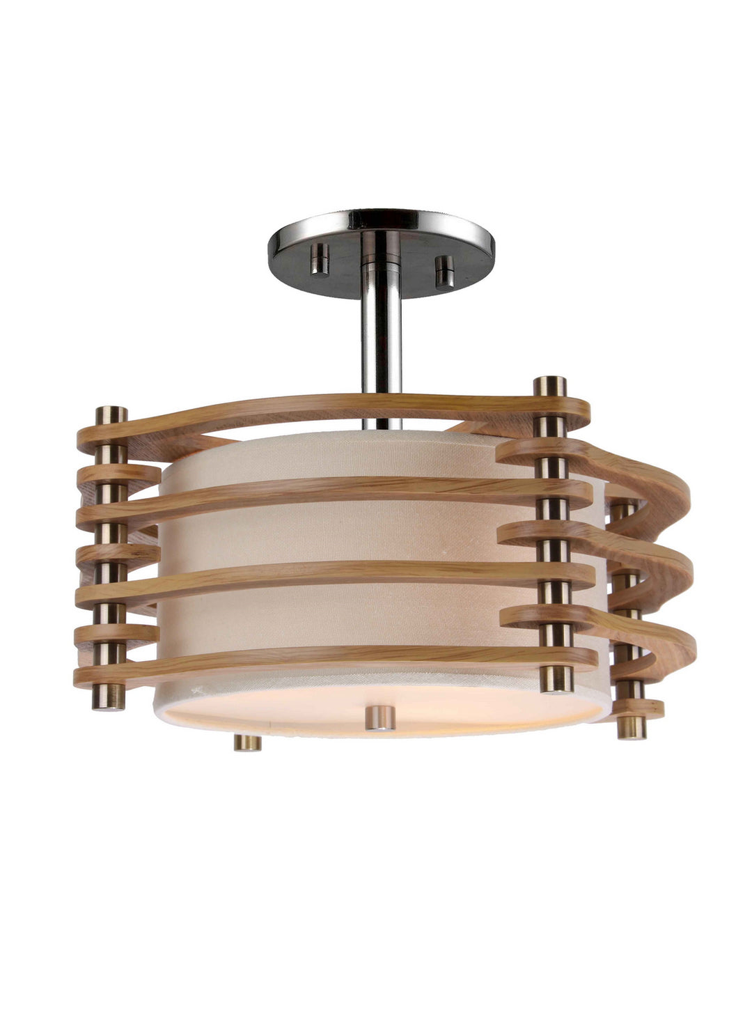 Woodbridge Steps 16035STN-WSA3AS Ceiling Light - Satin Nickel