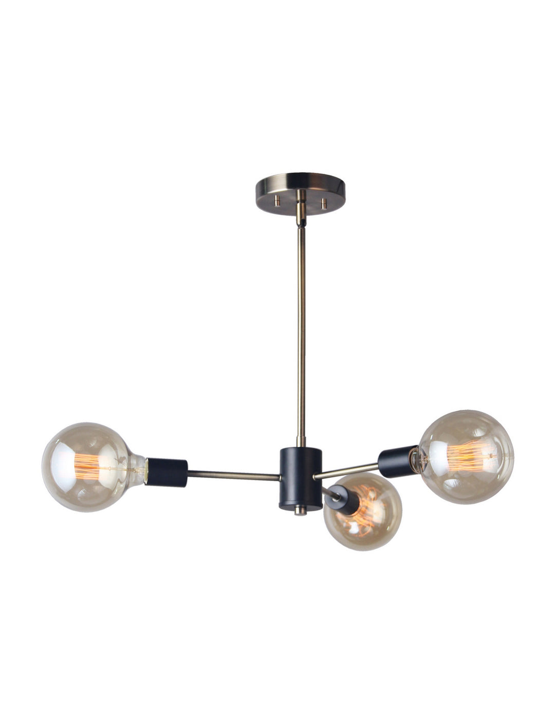 Woodbridge Ethan 16113STZ-G125 Pendant Light - Satin Nickel/Bronze