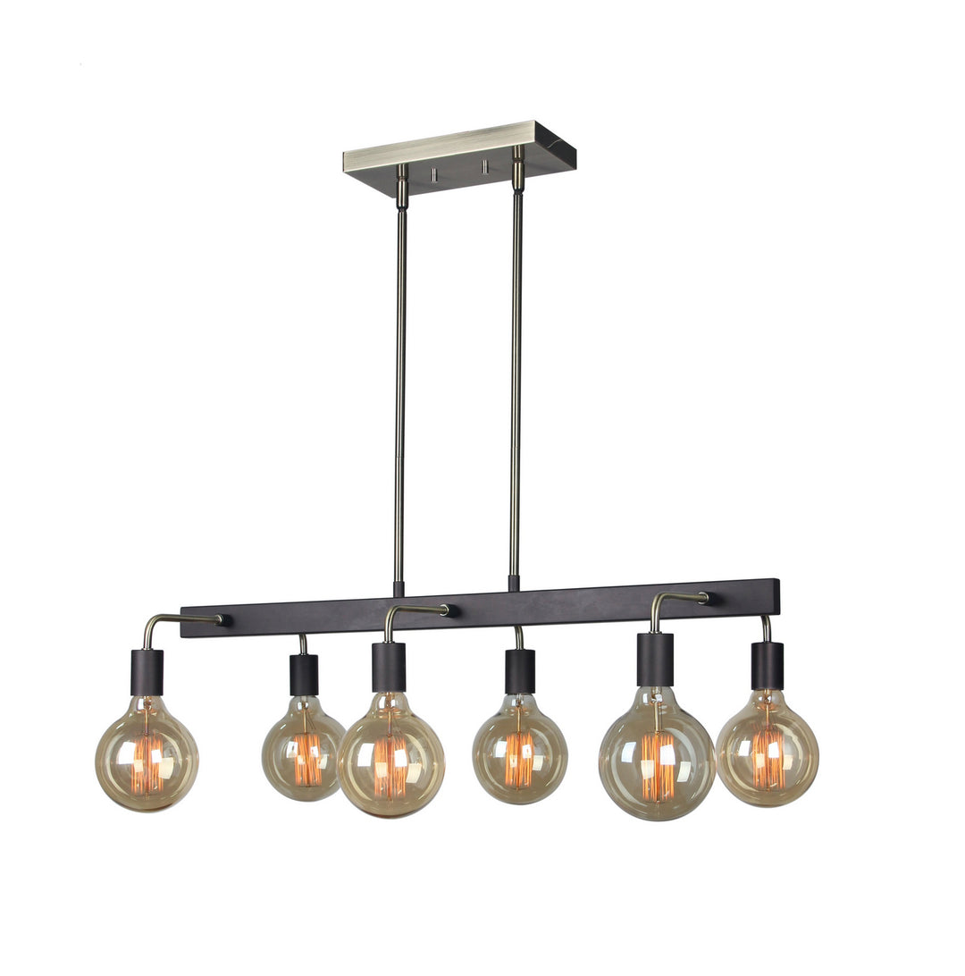 Woodbridge Ethan 16127BRB-G125 Pendant Light - Brushed Brass/Bronze