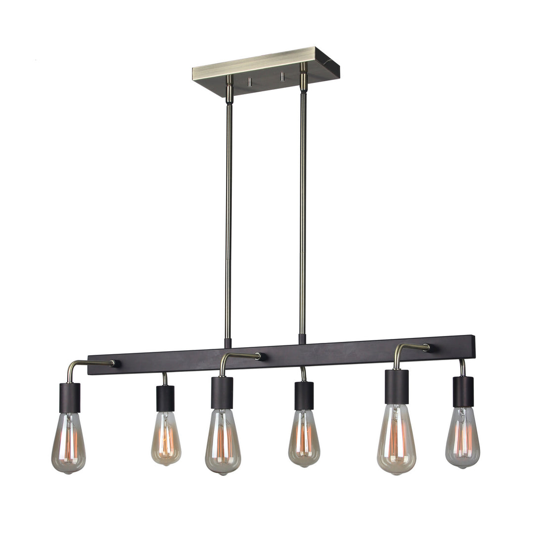 Woodbridge Ethan 16127BRB-ST64 Pendant Light - Brushed Brass/Bronze