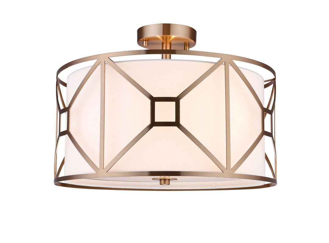 Woodbridge Regan 17135CBR-S117A1 Ceiling Light - Vintage Brass