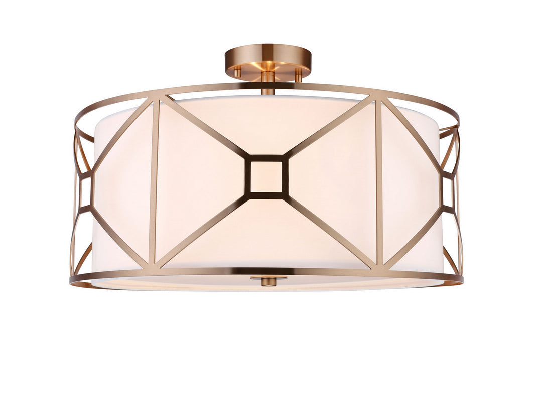Woodbridge Regan 17135CBR-S120A1 Ceiling Light - Vintage Brass