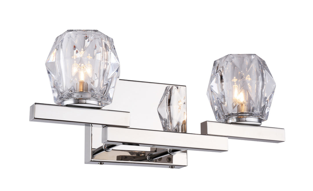 Woodbridge Jewel 18552CHR-C30410 Bath Vanity Light 15 in. wide - Chrome