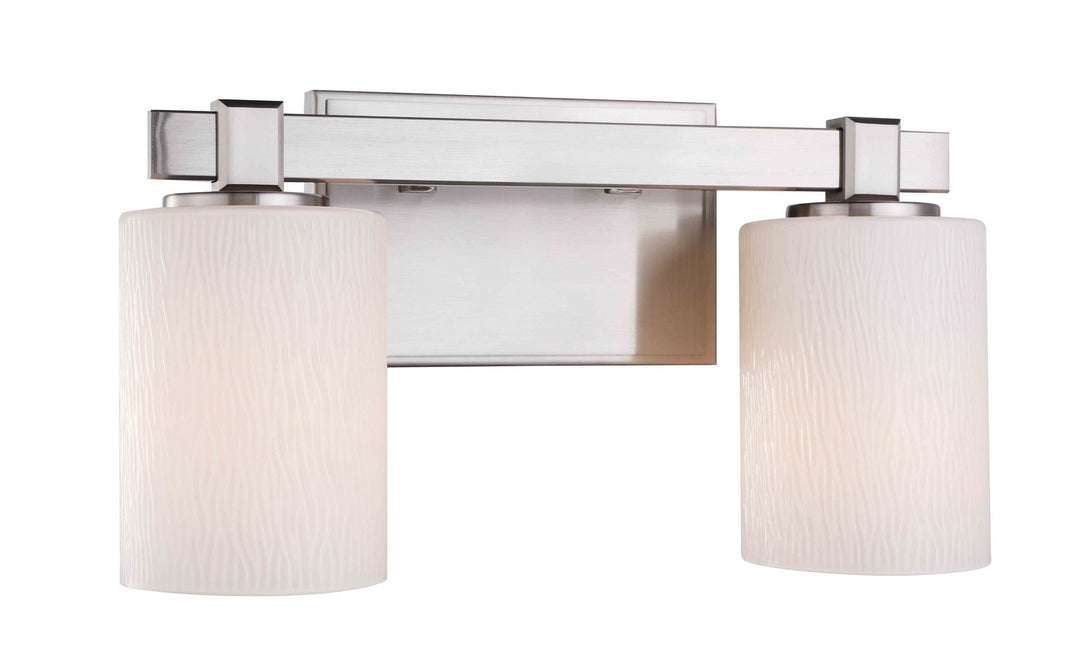 Woodbridge Salina 19052STN Bath Vanity Light 14 in. wide - Satin Nickel