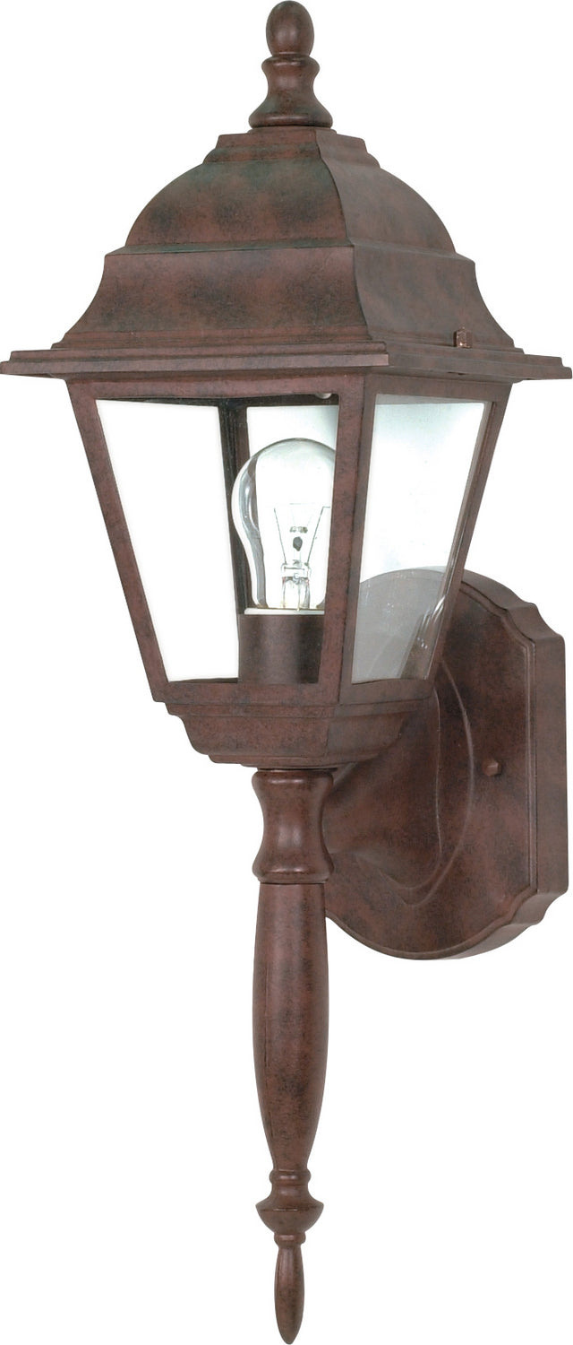 Nuvo Lighting 60-3454 Briton One Light Wall Lantern Outdoor Bronze / Dark