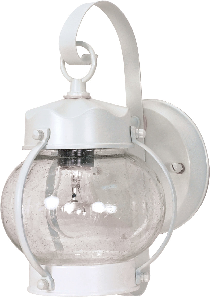 Nuvo Lighting 60-3457  One Light Wall Lantern Outdoor White