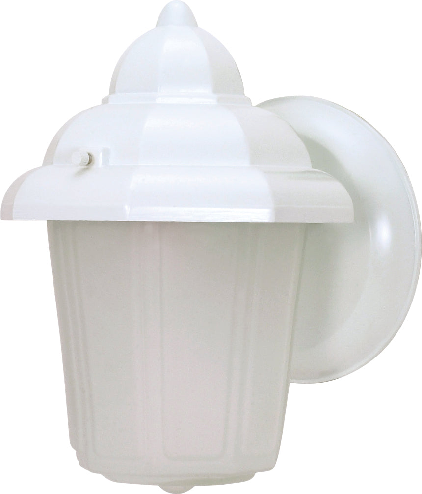 Nuvo Lighting 60-3466  One Light Wall Lantern Outdoor White