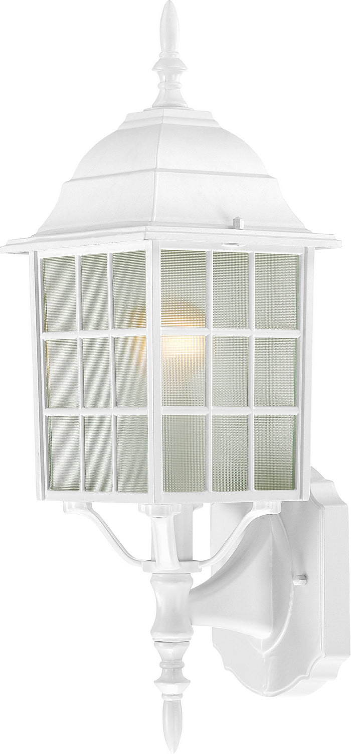Nuvo Lighting 60-3477  One Light Wall Lantern Outdoor White