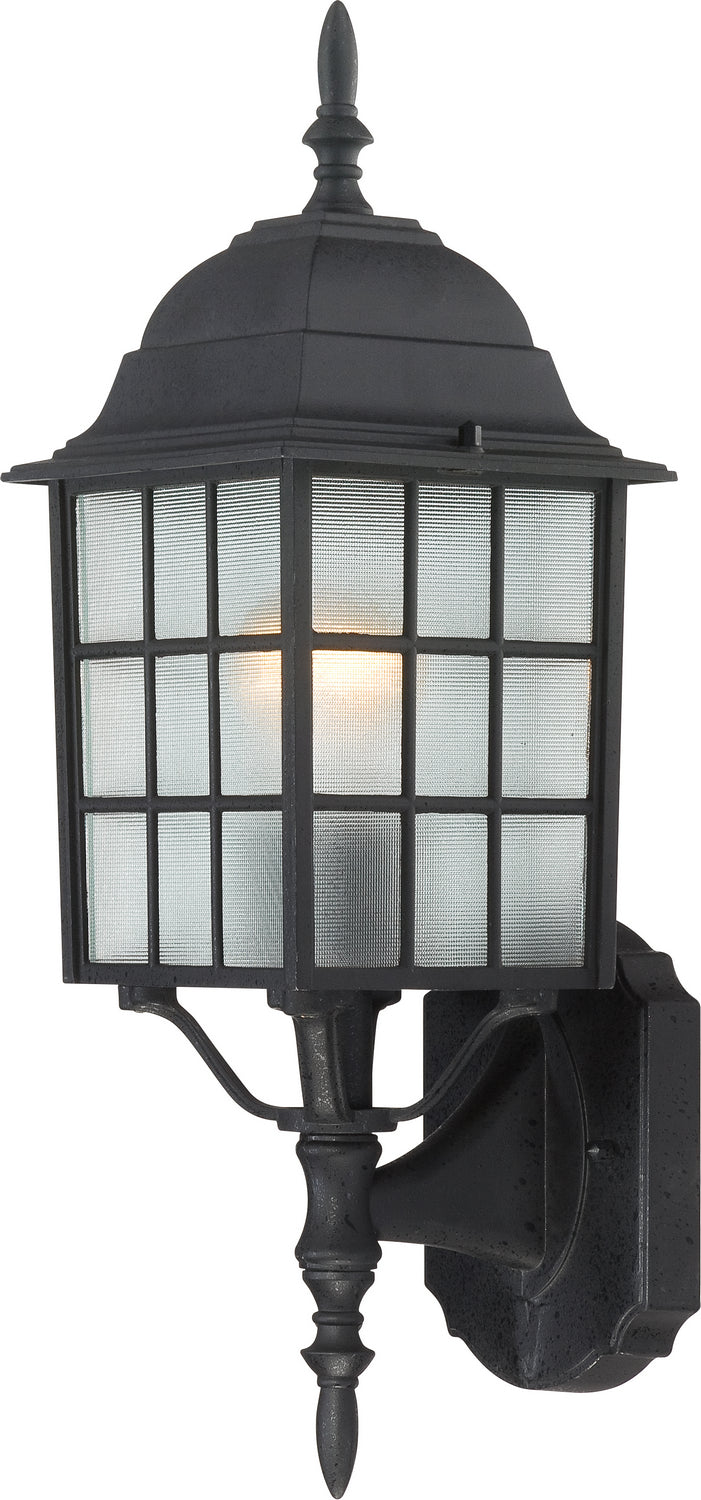 Nuvo Lighting 60-3479  One Light Wall Lantern Outdoor Black