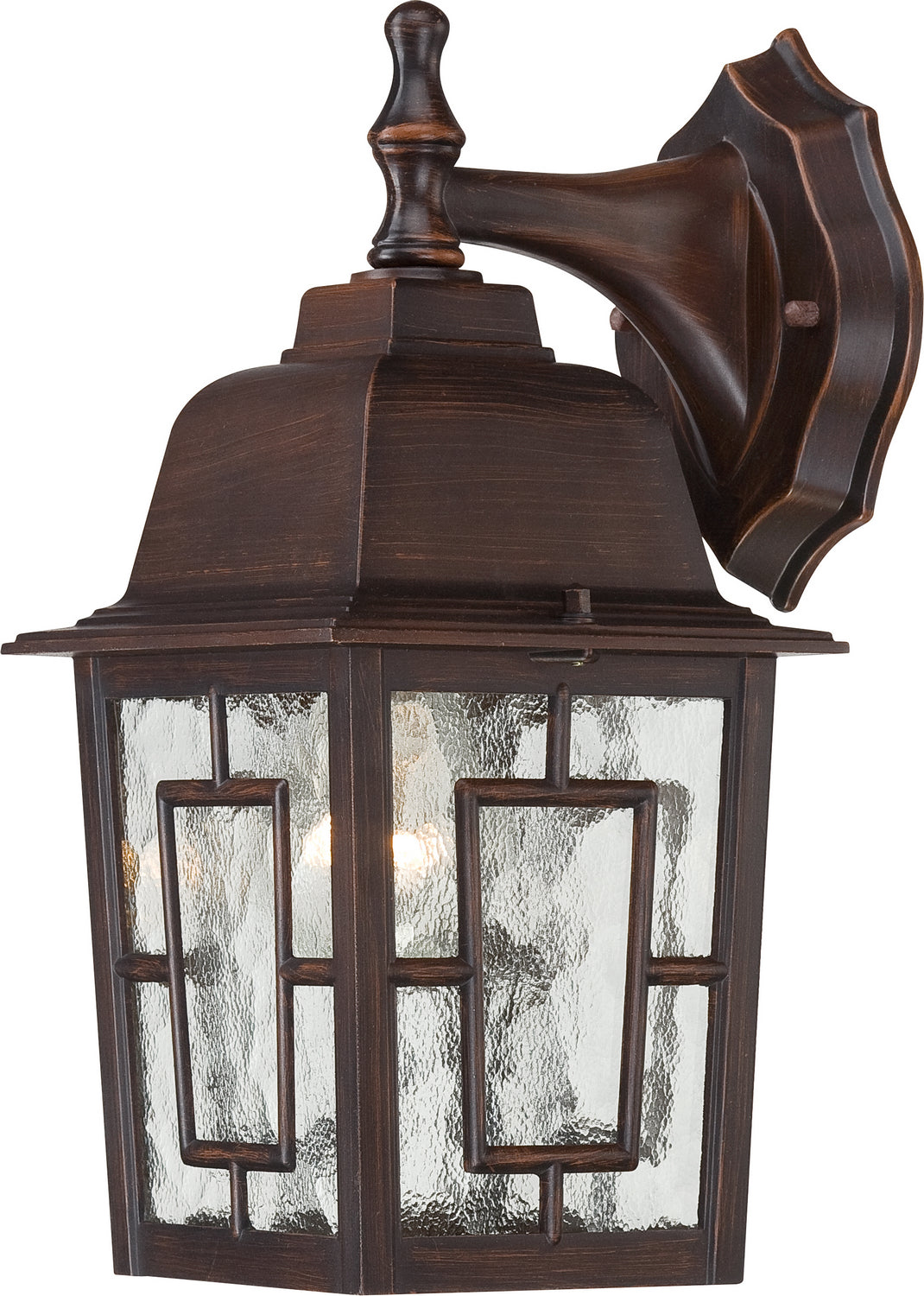 Nuvo Lighting 60-3485 Banyan One Light Wall Lantern Outdoor Bronze / Dark