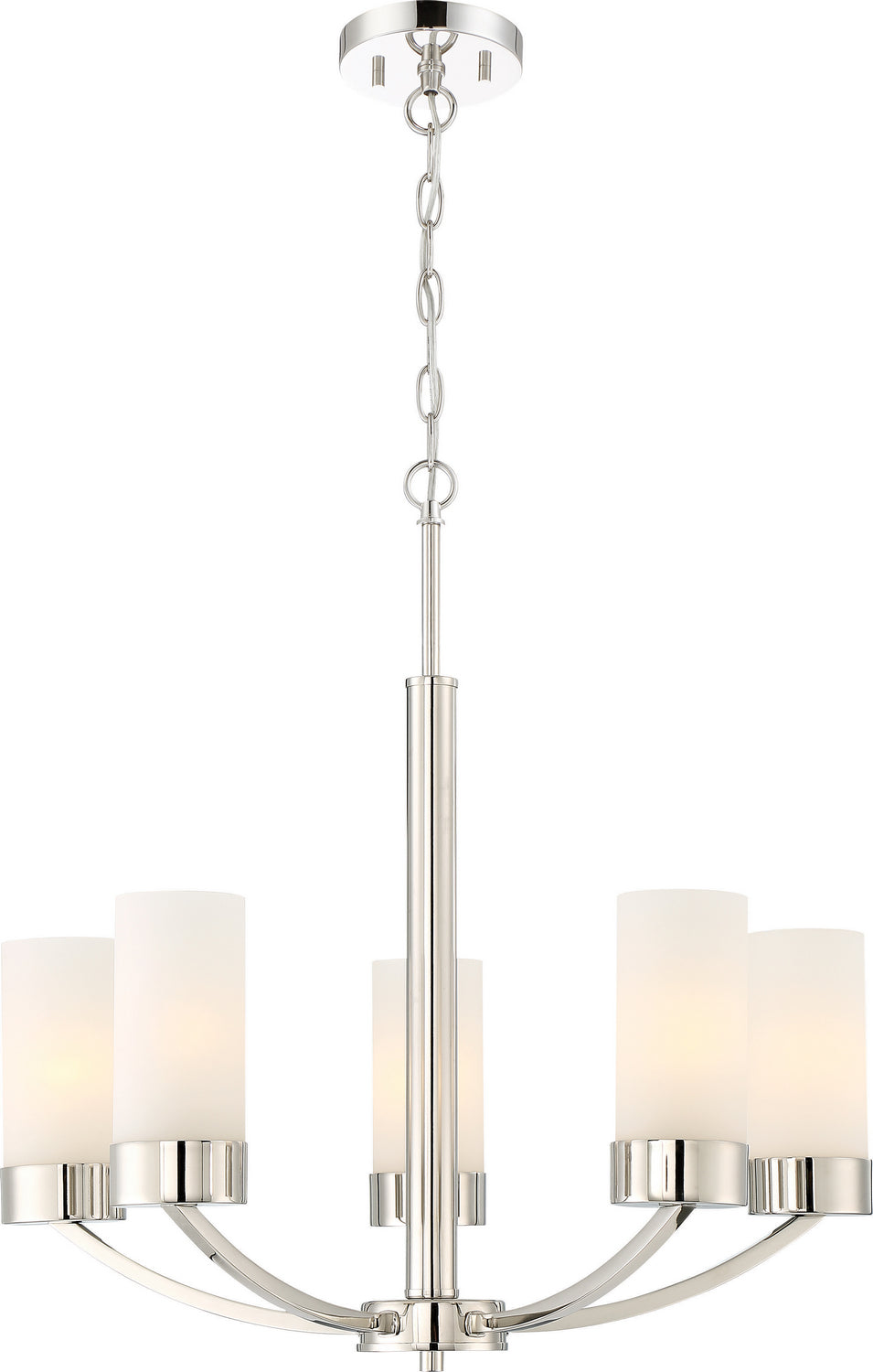 Nuvo Denver 60-6225 Chandelier Light - Polished Nickel