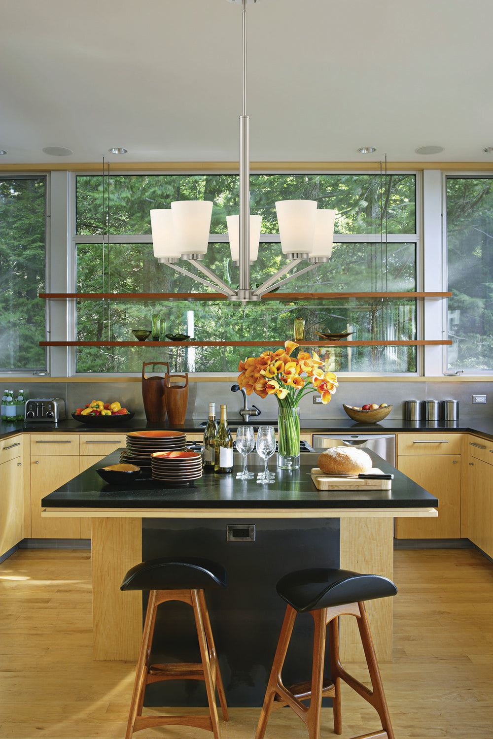 Nuvo Nome 60-6246 Chandelier Light - Brushed Nickel