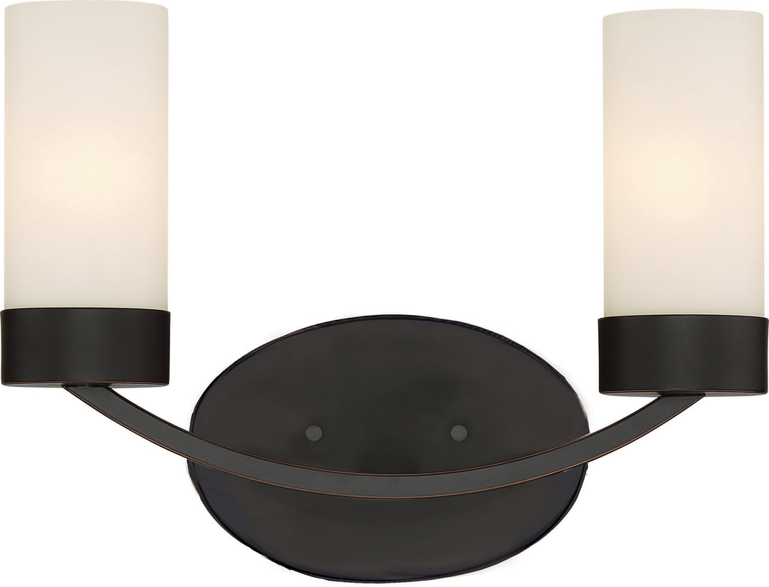 Nuvo Denver 60-6322 Bath Vanity Light 14 in. wide - Mahogany Bronze