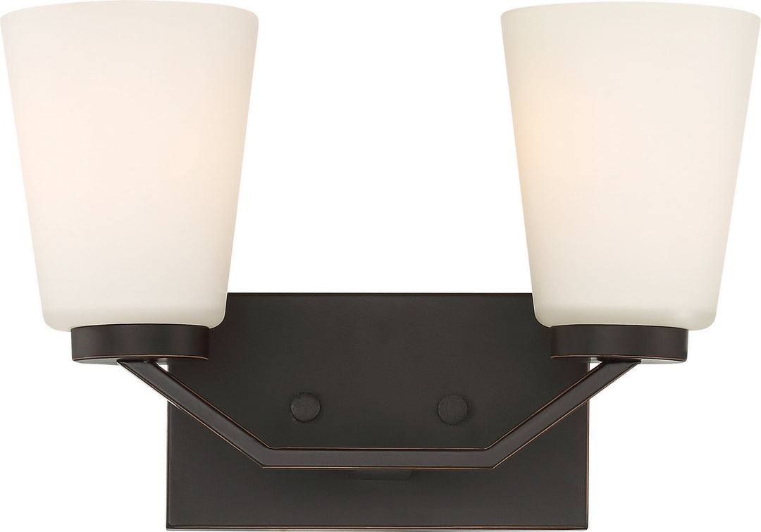 Nuvo Nome 60-6342 Bath Vanity Light 14 in. wide - Mahogany Bronze