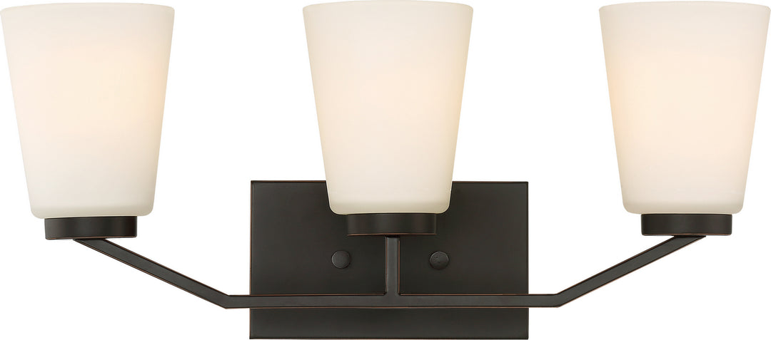Nuvo Nome 60-6343 Bath Vanity Light 21 in. wide - Mahogany Bronze