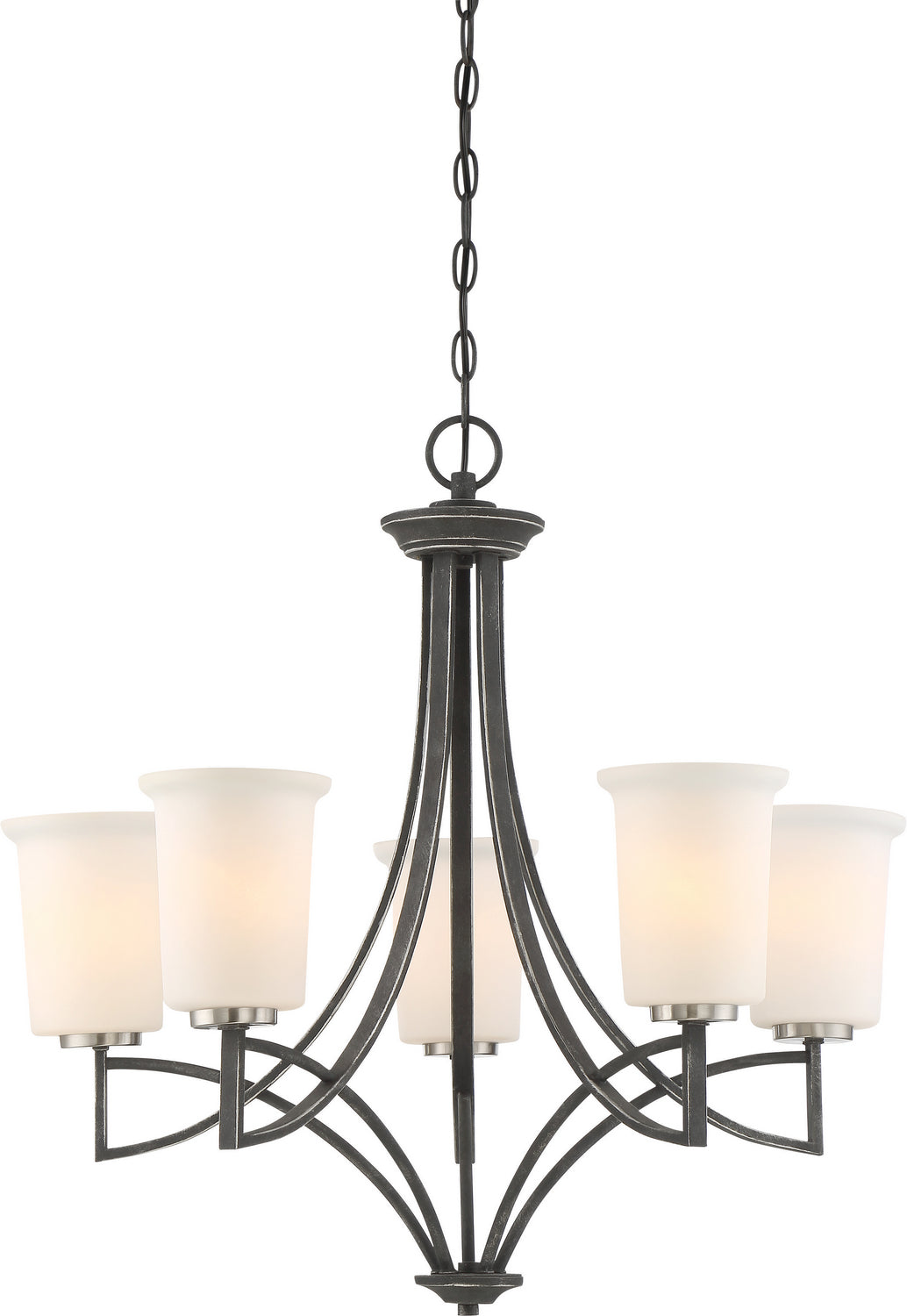 Nuvo Chester 60-6375 Chandelier Light - Iron Black