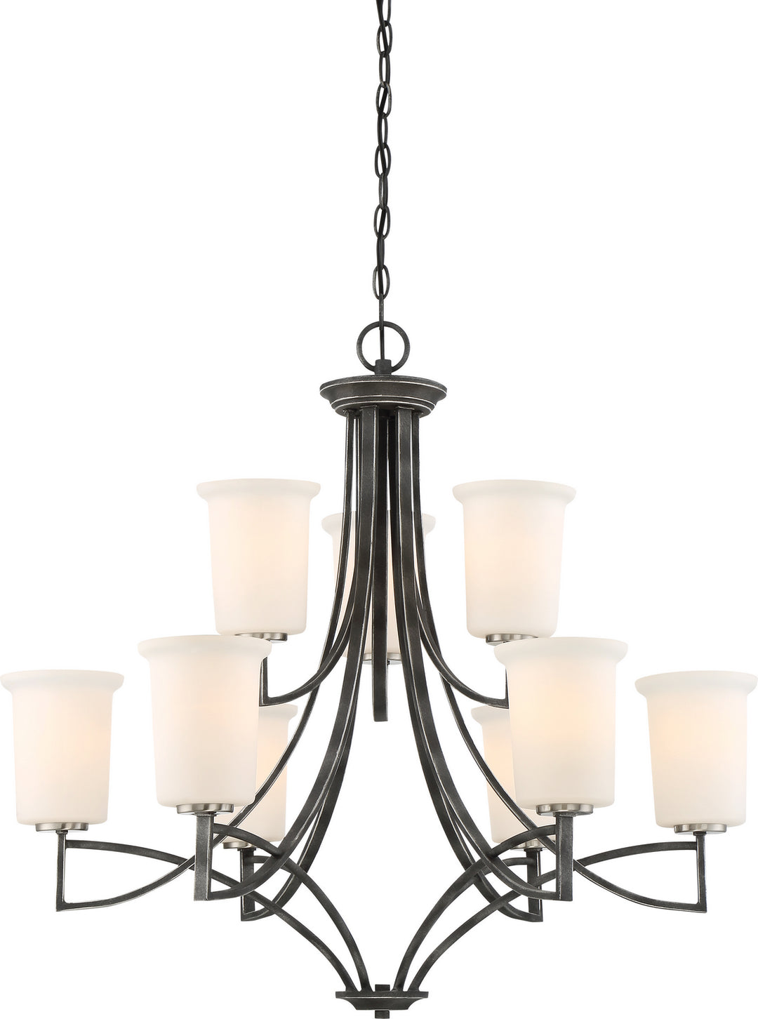 Nuvo Chester 60-6379 Chandelier Light - Iron Black