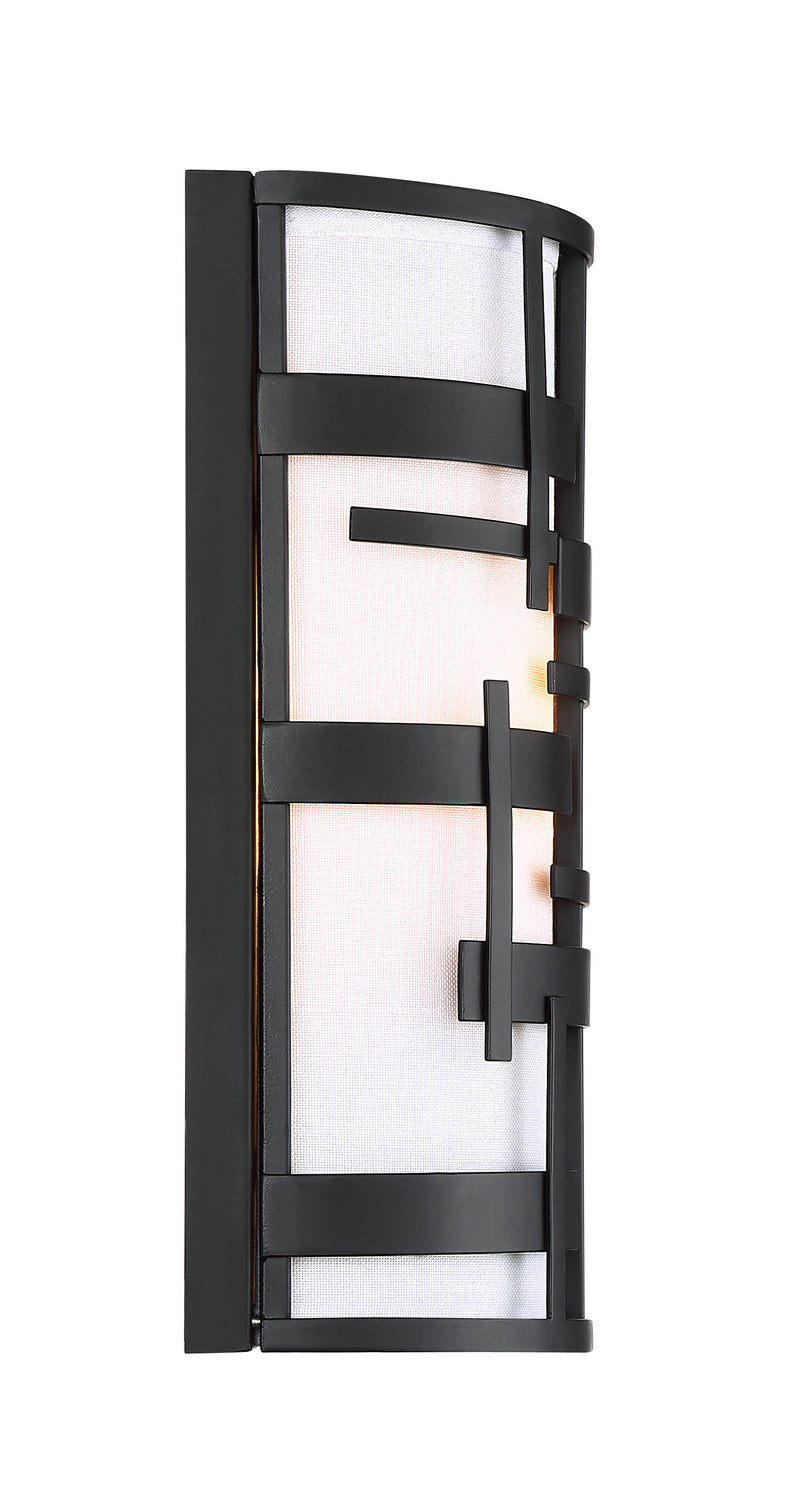 Nuvo Lansing 60-6431 Wall Light - Midnight Bronze