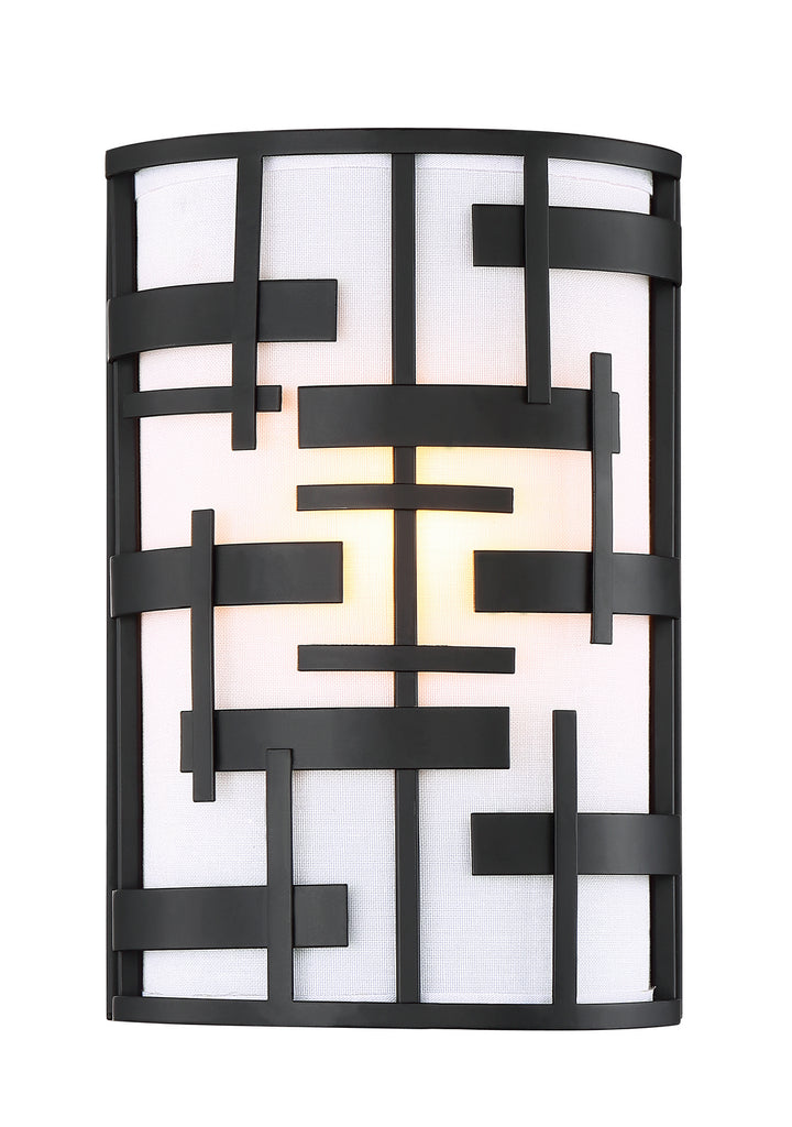 Nuvo Lansing 60-6431 Wall Light - Midnight Bronze