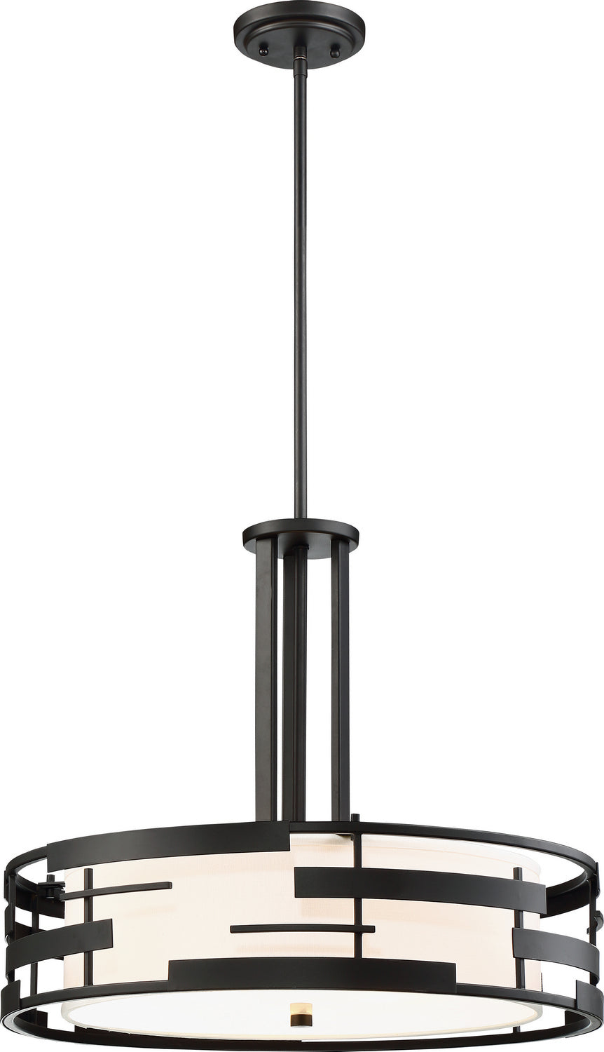 Nuvo Lansing 60-6435 Pendant Light - Midnight Bronze