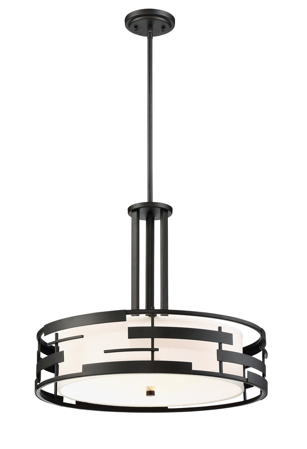 Nuvo Lansing 60-6435 Pendant Light - Midnight Bronze