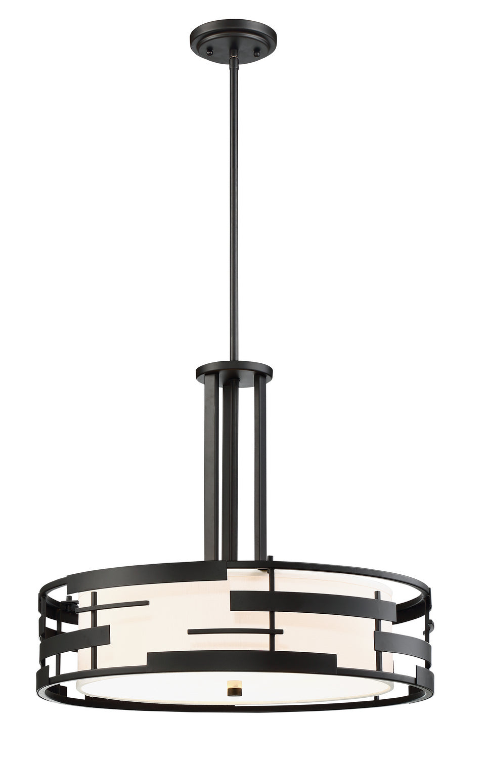Nuvo Lansing 60-6435 Pendant Light - Midnight Bronze