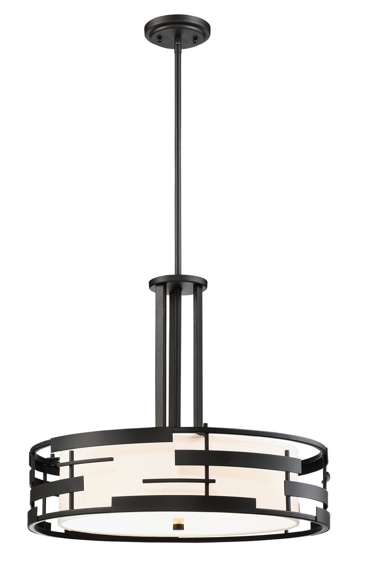 Nuvo Lansing 60-6435 Pendant Light - Midnight Bronze