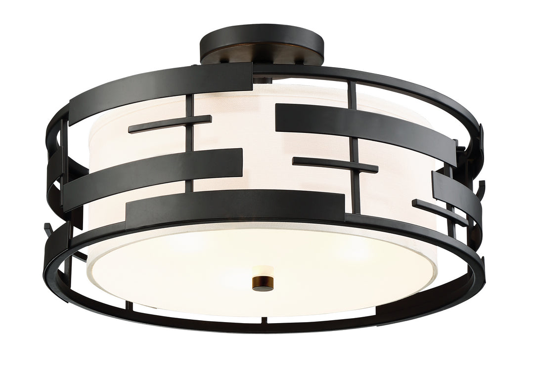 Nuvo Lansing 60-6436 Ceiling Light - Midnight Bronze