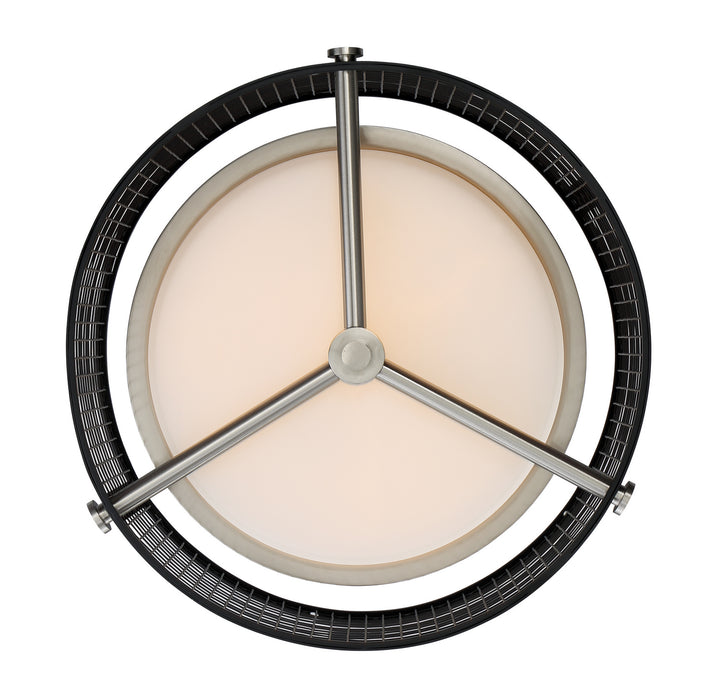 Nuvo Pratt 60-6452 Ceiling Light - Black / Brushed Nickel Accents