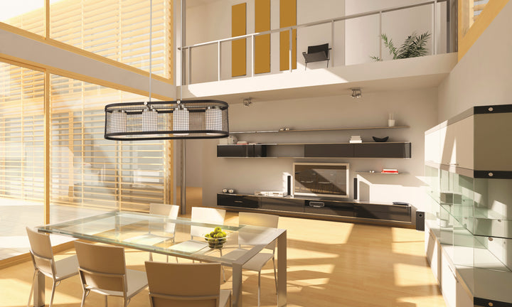 Nuvo Pratt 60-6455 Pendant Light - Black / Brushed Nickel Accents