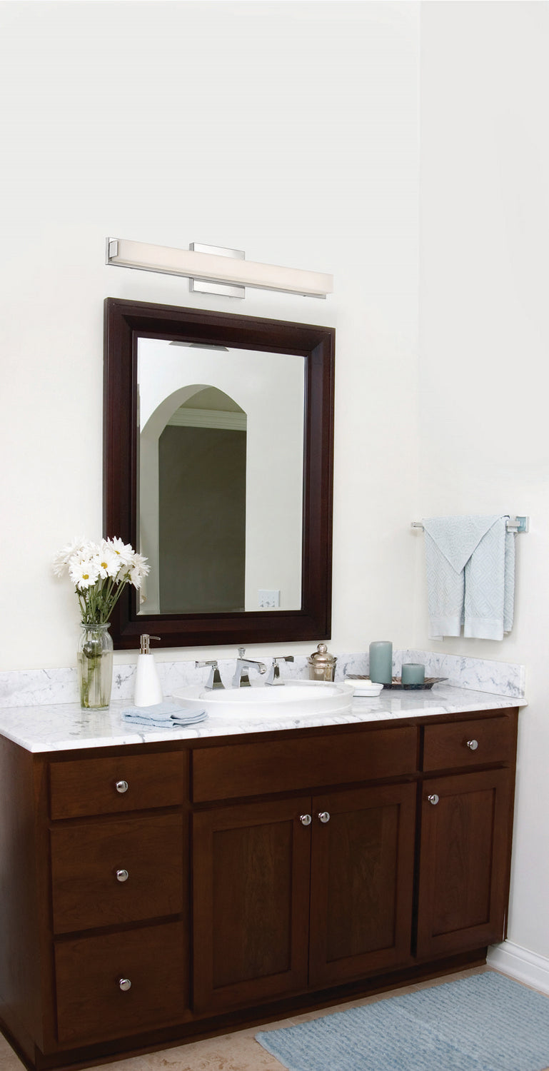 Nuvo Slick 62-1102 Bath Vanity Light 25 in. wide - Polished Nickel